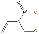 2-nitro-1,3-dioxopropan-2-ide Struktur