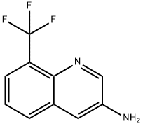 8-(trifluoromethyl)quinolin-3-amine Struktur