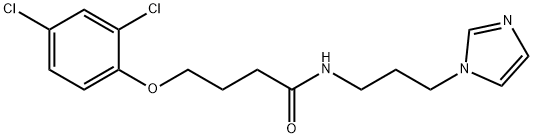 4-(2,4-dichlorophenoxy)-N-[3-(1H-imidazol-1-yl)propyl]butanamide Struktur