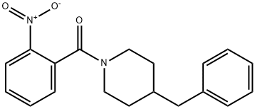 (4-benzylpiperidin-1-yl)(2-nitrophenyl)methanone Struktur