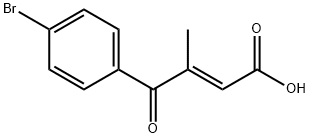 4-(4-Bromophenyl)-3-Methyl-4-Oxobut-2-Enoic Acid Struktur