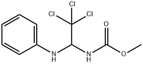 METHYL N-(1-ANILINO-2,2,2-TRICHLOROETHYL)CARBAMATE Struktur