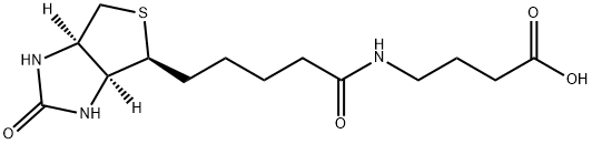 4-((Biotinoyl)amino)Butyric acid Struktur