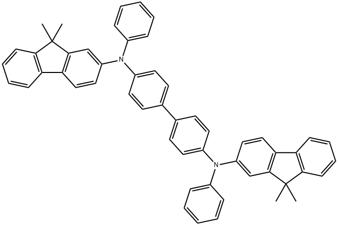 N,N'-Bis(9,9-dimethyl-9H-fluoren-2-yl)-N,N'-diphenylbenzidine Struktur