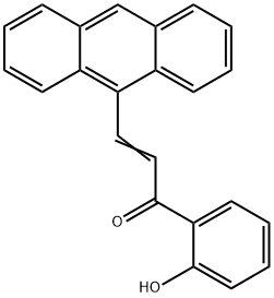 3-(9-ANTHRYL)-2'-HYDROXYACRYLOPHENONE Struktur