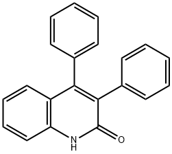 3,4-DIPHENYL-2(1H)-QUINOLINONE Struktur