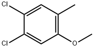 1,2-Dichloro-4-methoxy-5-methyl-benzene Struktur