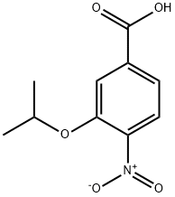 3-isopropoxy-4-nitrobenzoic acid Struktur