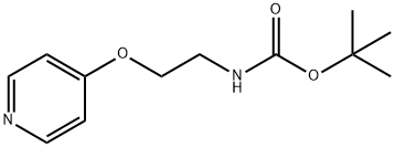 tert-butyl 2-(pyridin-4-yloxy)ethylcarbamate Struktur