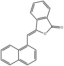 (3Z)-3-(naphthalen-1-ylmethylidene)-2-benzofuran-1(3H)-one Struktur