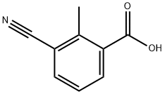 3-氰基-2-甲基苯甲酸 結(jié)構(gòu)式