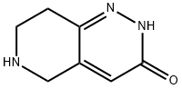 5,6,7,8-Tetrahydro-2H-pyrido[4,3-c]pyridazin-3-one Struktur