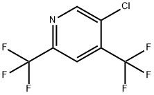 5-Chloro-2,4-bis(trifluoromethyl)pyridine Struktur