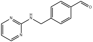 4-((Pyrimidin-2-ylamino)methyl)benzaldehyde Struktur