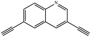 3,6-Diethynylquinoline Struktur