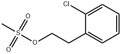 1-(2-Methanesulfonyloxyethyl)-2-Chlorobenzene Struktur