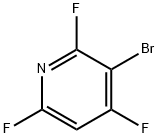 3-Bromo-2,4,6-trifluoropyridine Struktur