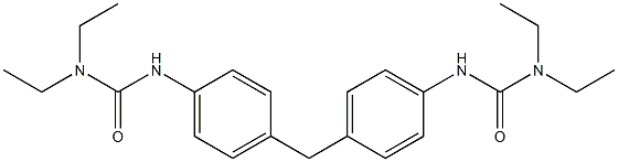 4,4'-METHYLENEBIS(1,1-DIETHYL-3-PHENYLUREA) Struktur