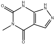 5-Methyl-1H-pyrazolo[3,4-d]pyrimidine-4,6(5H,7H)-dione Struktur