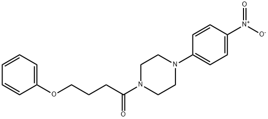 1-[4-(4-nitrophenyl)piperazin-1-yl]-4-phenoxybutan-1-one Struktur