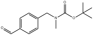 tert-Butyl 4-formylbenzyl(methyl)carbamate Struktur