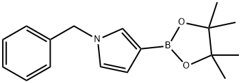 1-benzyl-3-(4,4,5,5-tetramethyl-1,3,2-dioxaborolan-2-yl)-1H-pyrrole Struktur