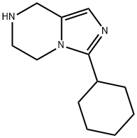 3-Cyclohexyl-5,6,7,8-tetrahydroimidazo[1,5-a]pyrazine Struktur