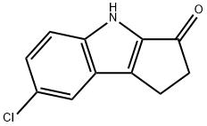 7-chloro-1,2-dihydrocyclopenta[b]indol-3(4H)-one Struktur