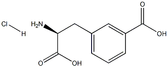 L-Phenylalanine, 3-carboxy-, hydrochloride (9CI) Struktur