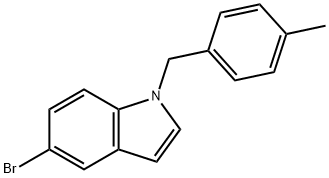 5-Bromo-1-(4-methylbenzyl)-1H-indole Struktur