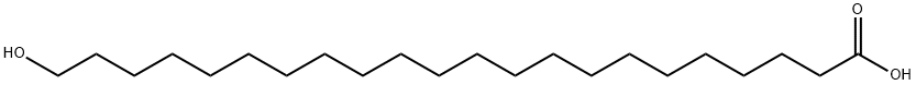 22-Hydroxydocosanoic acid (Omega-Hydroxybehenic acid) Struktur