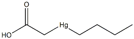 BUTYLMERCURI ACETATE Struktur