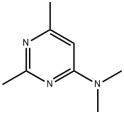 N,N,2,6-Tetramethylpyrimidin-4-amine Struktur