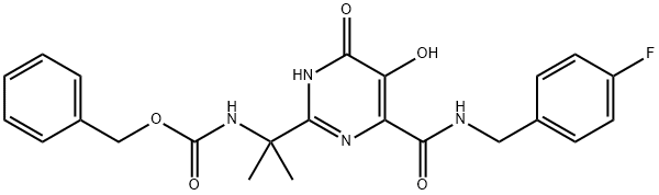 Benzyl (2-(4-((4-fluorobenzyl)carbamoyl)-5-hydroxy-6-oxo-1,6-dihydropyrimidin-2-yl)propan-2-yl)carbamate