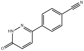 4-(6-oxo-1,6-dihydropyridazin-3-yl)benzonitrile Struktur