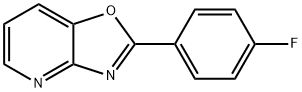 2-(4-Fluorophenyl)oxazolo[4,5-b]pyridine Struktur