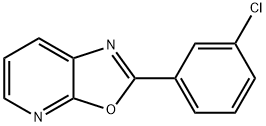 2-(3-chlorophenyl)Oxazolo[5,4-b]pyridine Struktur