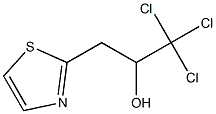 1,1,1-trichloro-3-(thiazol-2-yl)propan-2-ol Struktur