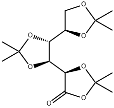 1,2:3,4:5,6-Tris-O-(1-methylethylidene)-D-gluconic acid Struktur