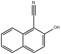 2-hydroxy-1-naphthonitrile Struktur