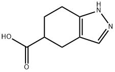 4,5,6,7-TETRAHYDRO-1H-INDAZOLE-5-CARBOXYLIC ACID Struktur