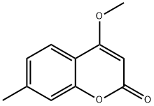 4-Methoxy-7-methyl-2H-chromen-2-one Struktur