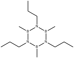 2,4,6-trimethyl-1,3,5-tripropyl-1,3,5,2,4,6-triazatriborinane Structure