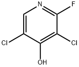 3,5-Dichloro-2-fluoropyridin-4-ol Struktur