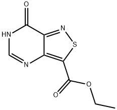 ethyl 7-oxo-4,7-dihydroisothiazolo[4,3-d]pyrimidine-3-carboxylate Struktur