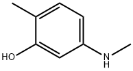 2-Methyl-5-methylamino-phenol Struktur