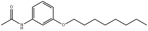 3'-(OCTYLOXY)ACETANILIDE Struktur