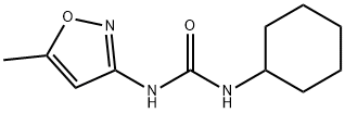 N-cyclohexyl-N'-(5-methyl-3-isoxazolyl)urea Struktur