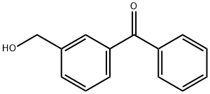 (3-(hydroxymethyl)phenyl)(phenyl)methanone Struktur