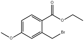 Ethyl 2-(bromomethyl)-4-methoxybenzoate Struktur